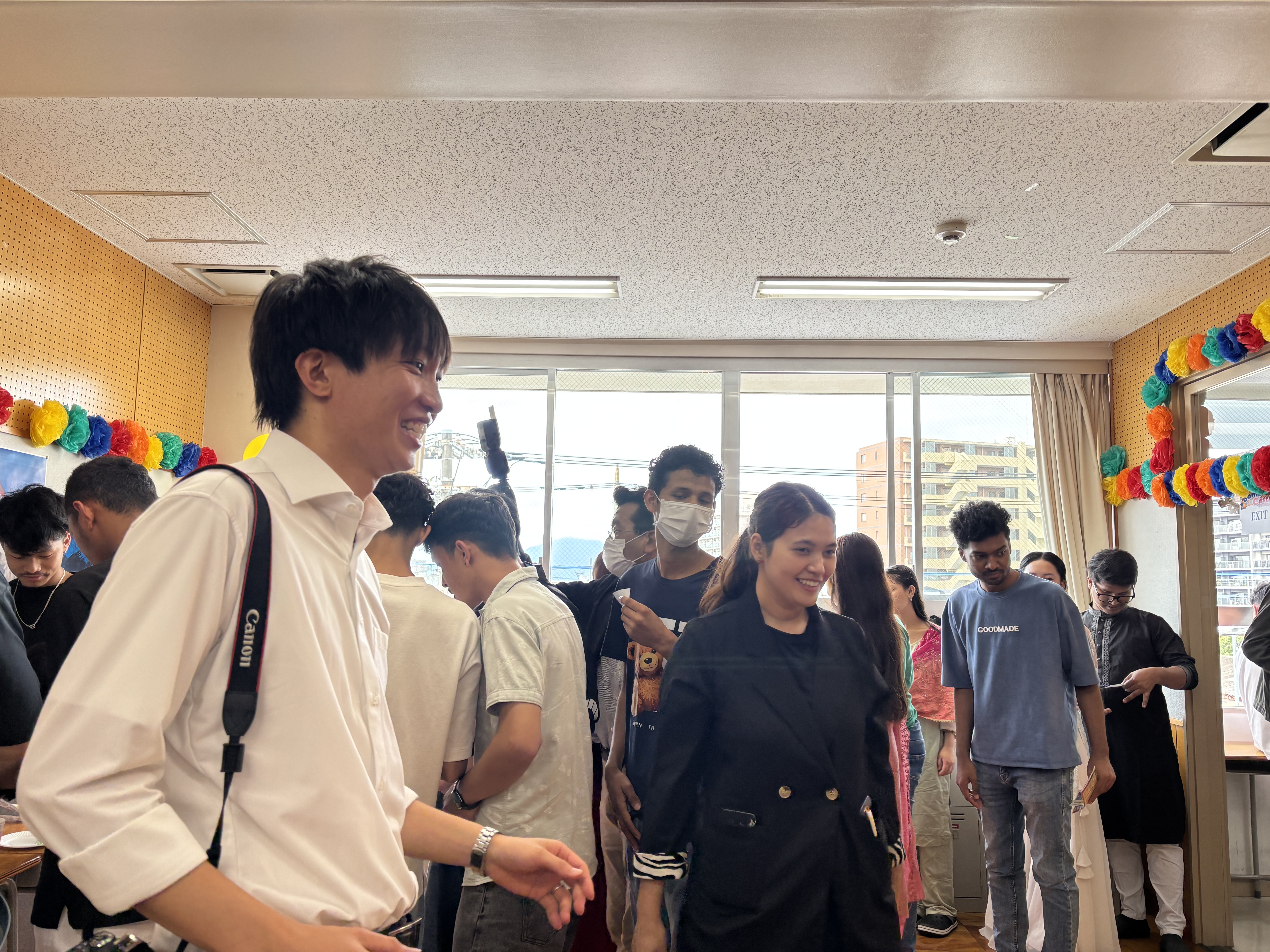 ゲームブースの柏木校長